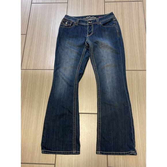 Inc international concepts curvy fit boot leg jeans womens sz 6 dark Wash denim - Picture 3 of 11
